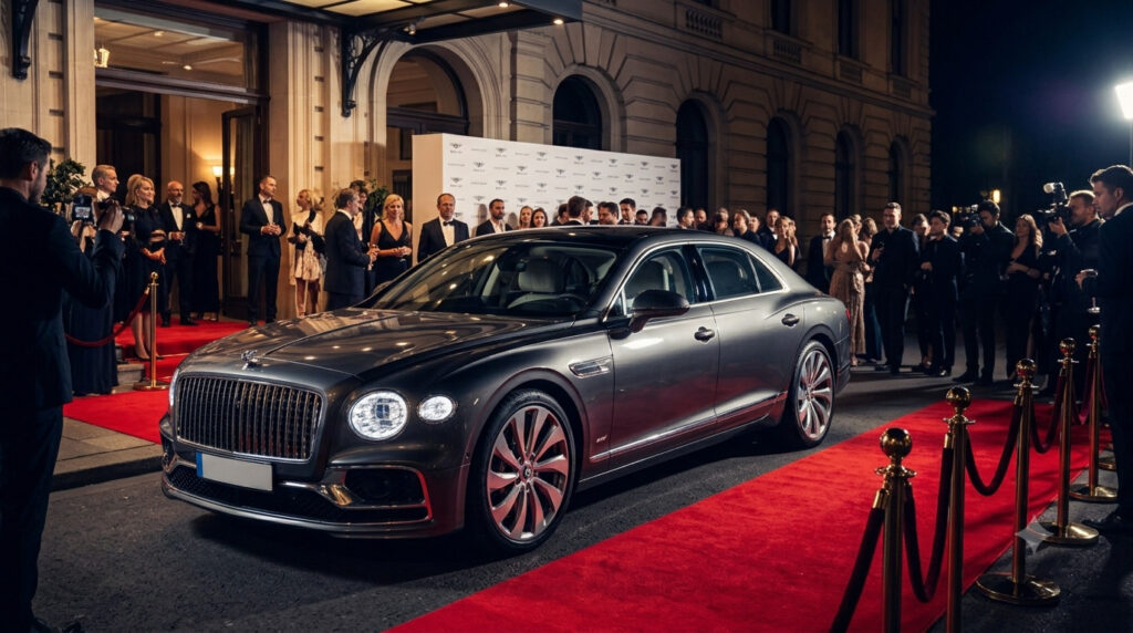 Luxury exotic car service for Los Angeles red carpet events